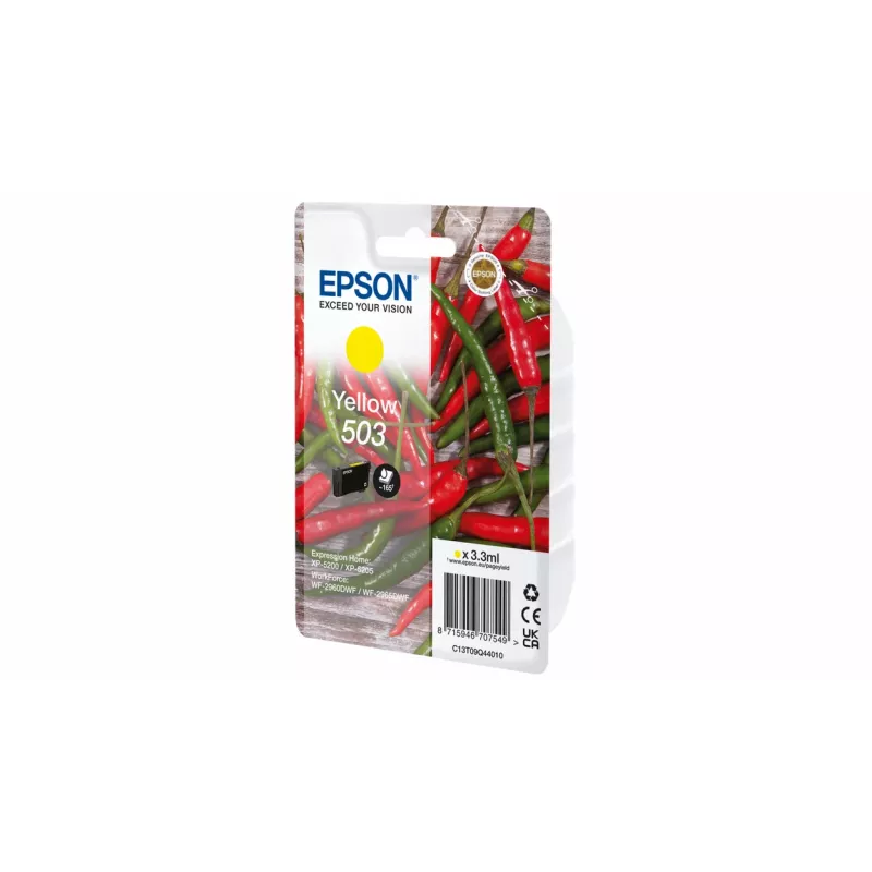 Epson 503 mustekasetti 1 kpl alkuperäinen vakioteho keltainen