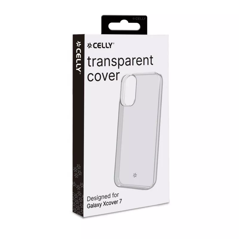 Suojakotelo Celly Galaxy Xcover 7 läpinäkyvä monokromaattinen