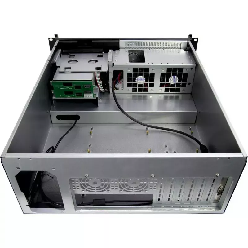 Palvelinkotelo Inter-Tech 4U 4452-TFT Rack musta