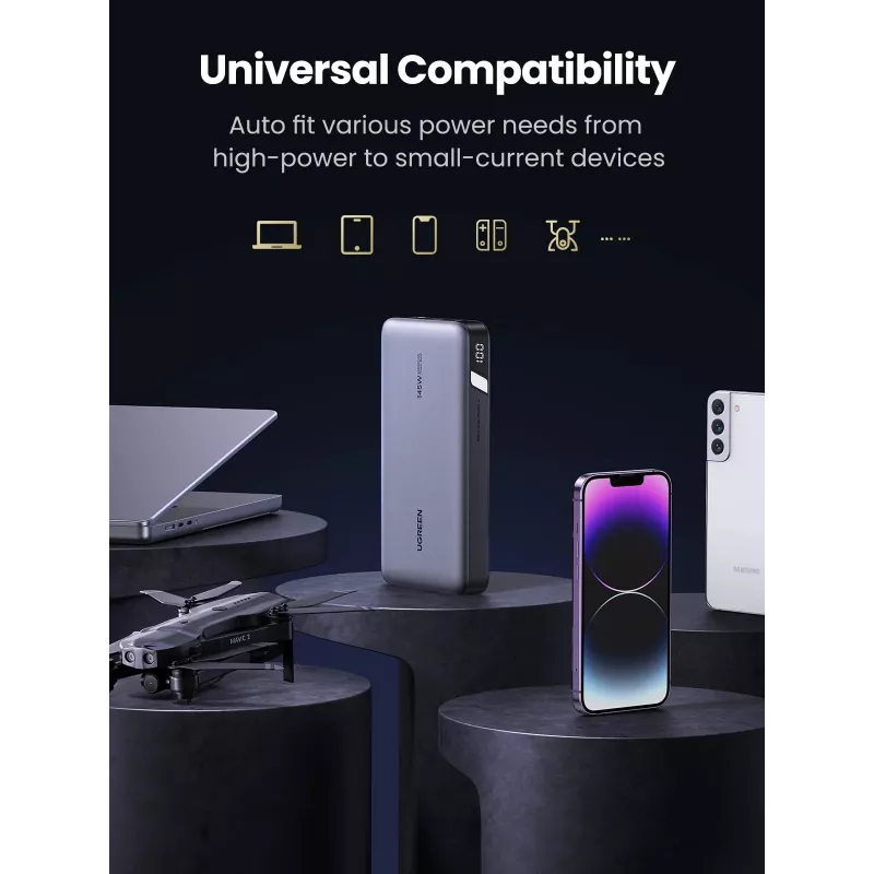 Kannettava varavirtalähde 25000 mAh Ugreen 90597A