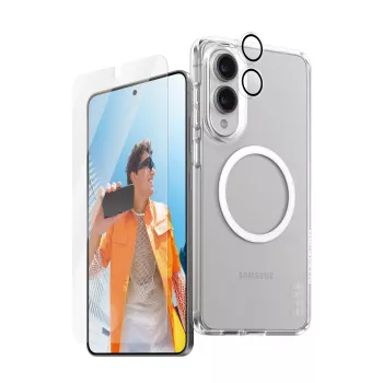 Näytönsuojapaketti PanzerGlass CARE Flagship Samsung S25 Edge – 3-in-1-sarja