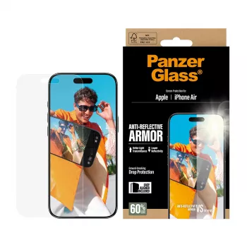 PanzerGlass Anti-Reflective Armor näytönsuojakalvo iPhone Air naarmuuntumaton ja iskunkestävä