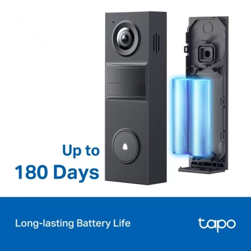 TP-Link Tapo D205 videopuhelinovi 3 MP musta