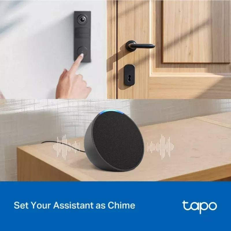 TP-Link Tapo D205 videopuhelinovi 3 MP musta