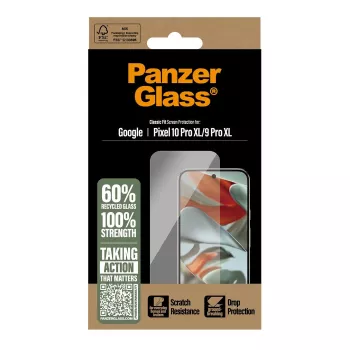 PanzerGlass näyttö- ja takasuojus Google Pixel 10 Pro XL / 9 Pro XL, läpinäkyvä, 1 kpl (PG92324)