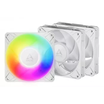 ARCTIC Freezer P12 Pro A-RGB (valkoinen) - 3 kpl:n pakkaus 120 mm A-RGB PWM-tuuletin kaapelinsplitterillä