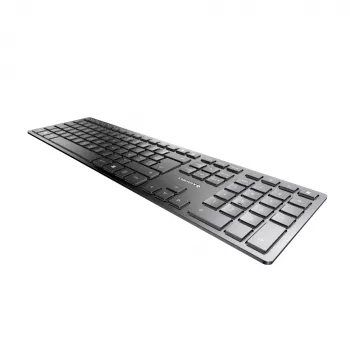 CHERRY KW 9100 ohut näppäimistö yleisnäppäimistö RF Wireless + Bluetooth AZERTY ranska musta