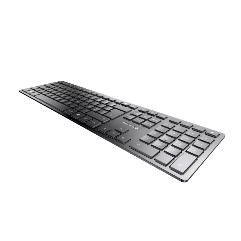 CHERRY KW 9100 ohut näppäimistö yleisnäppäimistö RF Wireless + Bluetooth AZERTY ranska musta