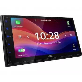 JVC KW-M695DBW -autoradio musta Wi-Fi 200 W Bluetooth