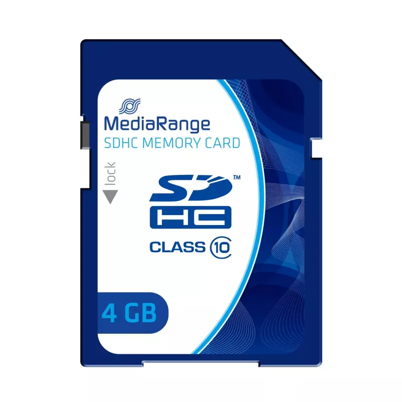MediaRange 4GB SDHC Class 10 MR961 -flash-muisti