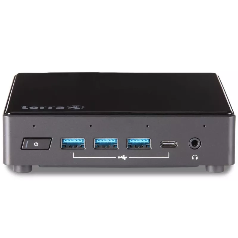 TERRA PC-Micro 3100 Silent Greenline Intel® Celeron® N5100 8 GB DDR4-SDRAM 240 GB SSD Windows 11 Pro mikrotietokone musta