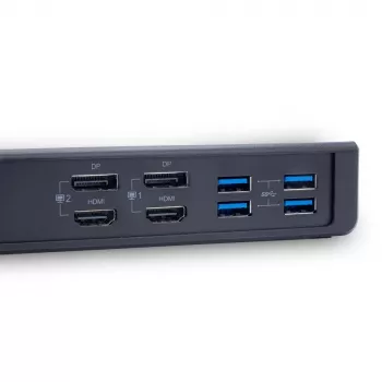 TERRA 1480374 kannettavan telakointiasema/porttireplikaattori johdollinen USB 3.2 Gen 1 (3.1 Gen 1) Type-C musta