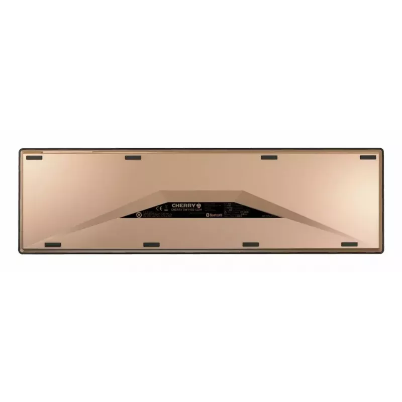 Cherry DW 9100 Slim langaton näppäimistö- ja hiirisarja, italialainen asettelu, musta/pronssi
