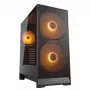 COUGAR Midi Tower -kotelo, Airface 180, ARGB, musta