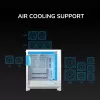 COUGAR Midi Tower -kotelo, Airface 180, ARGB, musta