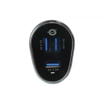 Conceptronic CARDEN06B mobiililaturi yleinen musta savukkeensytytin auto