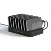 Conceptronic OZUL 8-porttinen 75W USB PD -latausasema, sisäkäyttöön, AC, 12 V, musta