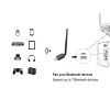 Conceptronic ABBY Long Range Bluetooth 5.1 USB -adapteri ulkoisella antennilla