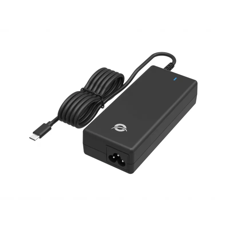 Conceptronic OZUL03BUK 100W GaN pöytä-USB PD -laturi, integroitu USB-C-kaapeli, UK-pistoke