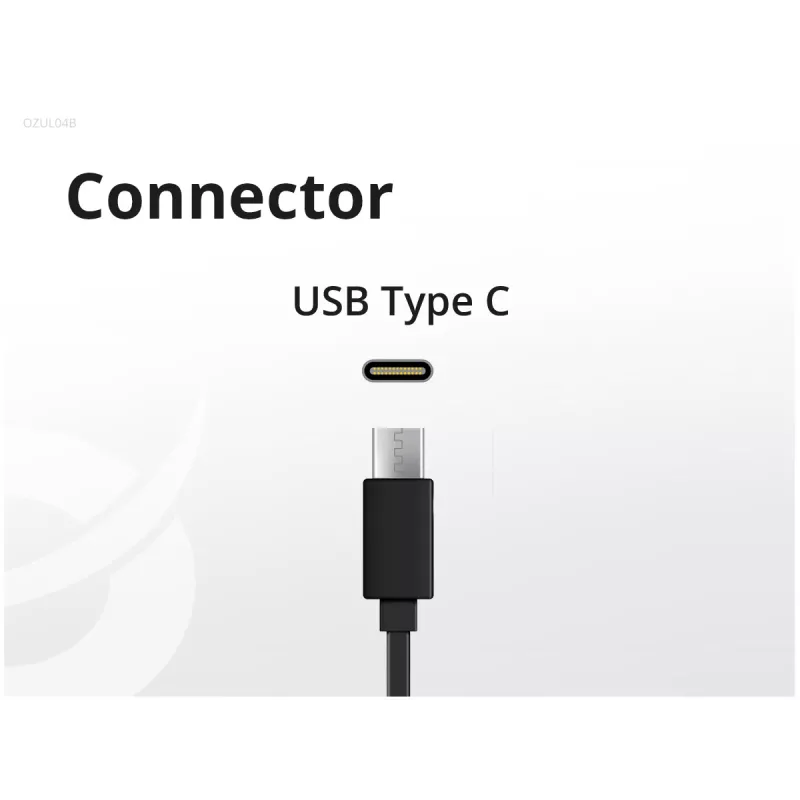 Conceptronic OZUL04BE 67W GaN USB PD -laturi, integroitu USB-C-kaapeli