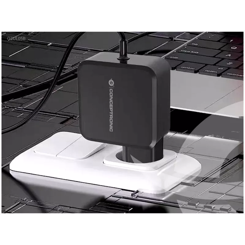 Conceptronic OZUL05BE mobiililaturi yleinen musta AC sisäkäyttöön