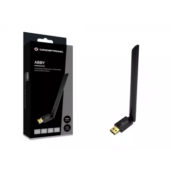 Conceptronic ABBY17B Long Range Bluetooth 5.3 USB -adapteri, ulkoinen antenni