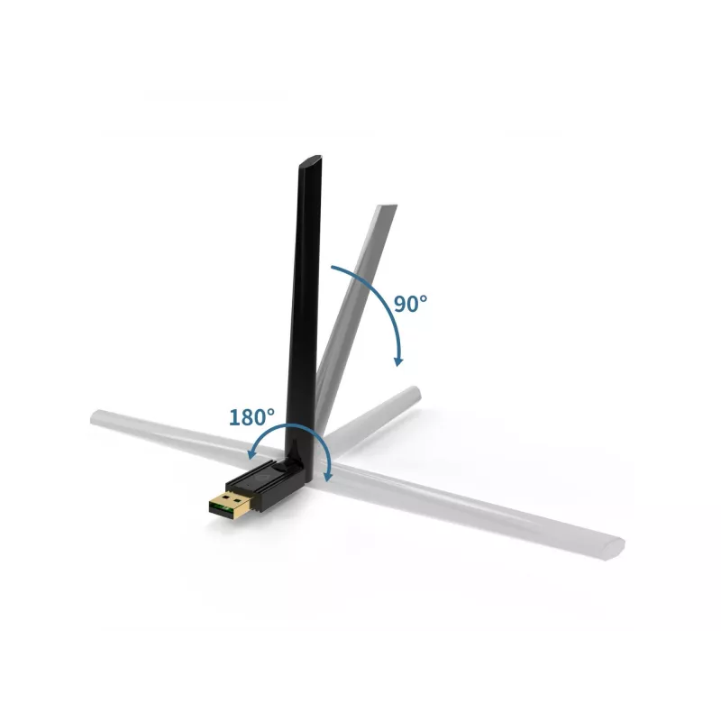 Conceptronic ABBY17B Long Range Bluetooth 5.3 USB -adapteri, ulkoinen antenni