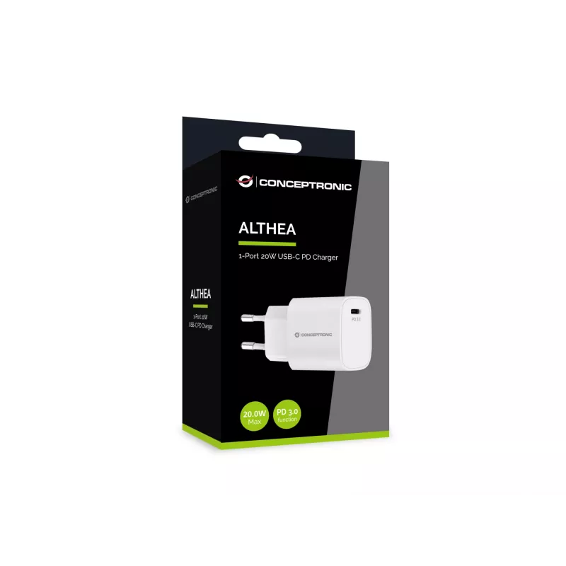 Laturi Conceptronic 1-porttinen 20W USB-C PD -laturi