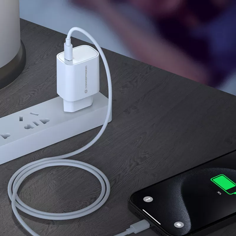 Laturi Conceptronic 1-porttinen 20W USB-C PD -laturi