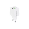 Conceptronic 2-porttinen 20W GaN USB PD -laturi, USB-C x 1, USB-A x 1 ALTHEA15W
