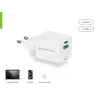 Conceptronic 2-porttinen 20W GaN USB PD -laturi, USB-C x 1, USB-A x 1 ALTHEA15W