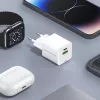 Conceptronic 2-porttinen 20W GaN USB PD -laturi, USB-C x 1, USB-A x 1 ALTHEA15W