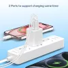 Conceptronic 2-porttinen 20W GaN USB PD -laturi, USB-C x 1, USB-A x 1 ALTHEA15W