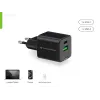 Conceptronic 2-porttinen 20W GaN USB PD -laturi, USB-C x 1, USB-A x 1, QC 3.0, PPS