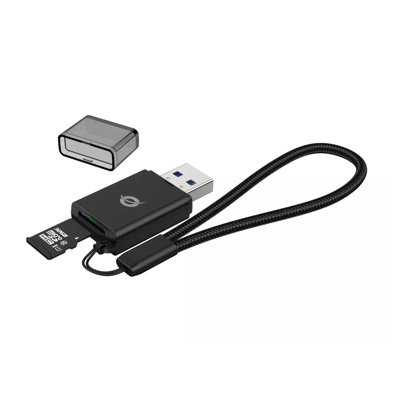 Conceptronic BIAN07B TF/MicroSD 3.0 -kortinlukija, UHS-I, USB 3.0, 5Gbps