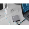 Conceptronic DONN13G kannettavan telakka/porttitoistin johdollinen USB 3.2 Gen 1 (3.1 Gen 1) Type-C, harmaa