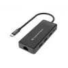Conceptronic DONN14G kannettavan telakka/porttitoistin johdollinen USB 3.2 Gen 1 (3.1 Gen 1) Type-C, harmaa