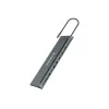 Conceptronic DONN17G kannettavan telakka/porttitoistin johdollinen USB 3.2 Gen 1 (3.1 Gen 1) Type-C, harmaa