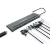 Conceptronic DONN17G kannettavan telakka/porttitoistin johdollinen USB 3.2 Gen 1 (3.1 Gen 1) Type-C, harmaa