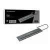 Conceptronic DONN17G kannettavan telakka/porttitoistin johdollinen USB 3.2 Gen 1 (3.1 Gen 1) Type-C, harmaa