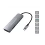 Conceptronic DONN11G 6-in-1 USB 3.2 Gen 1 -telakka, HDMI, 100W USB PD, USB 3.0, USB 2.0, SD, TF/MicroSD