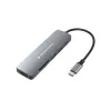 Conceptronic DONN11G 6-in-1 USB 3.2 Gen 1 -telakka, HDMI, 100W USB PD, USB 3.0, USB 2.0, SD, TF/MicroSD