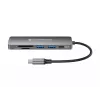 Conceptronic DONN11G 6-in-1 USB 3.2 Gen 1 -telakka, HDMI, 100W USB PD, USB 3.0, USB 2.0, SD, TF/MicroSD