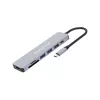 Conceptronic DONN19G 7-in-1 USB 3.2 Gen 1 -telakka, HDMI, USB-A 3.0 x 3, SD, TF/MicroSD, 100W USB PD