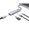 Conceptronic DONN19G 7-in-1 USB 3.2 Gen 1 -telakka, HDMI, USB-A 3.0 x 3, SD, TF/MicroSD, 100W USB PD
