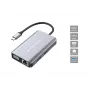 Conceptronic DONN21G kannettavan telakka/porttitoistin johdollinen USB 3.2 Gen 1 (3.1 Gen 1) Type-C, harmaa