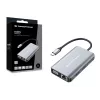 Conceptronic DONN21G kannettavan telakka/porttitoistin johdollinen USB 3.2 Gen 1 (3.1 Gen 1) Type-C, harmaa