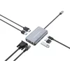 Conceptronic DONN21G kannettavan telakka/porttitoistin johdollinen USB 3.2 Gen 1 (3.1 Gen 1) Type-C, harmaa