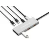 Conceptronic HUBBIES17G USB-keskitin USB 3.2 Gen 2 (3.1 Gen 2) Type-C 10 000 Mbit/s, harmaa