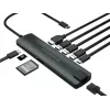 Conceptronic DONN 9-in-1 monitoiminen USB-keskitinsovitin